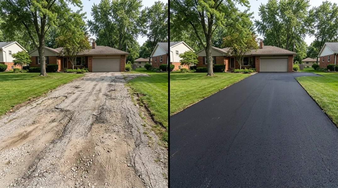 Result asphalt paving in South Bend - South Bend Asphalt Paving